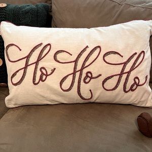 “Ho Ho Ho” Pillow Cover
